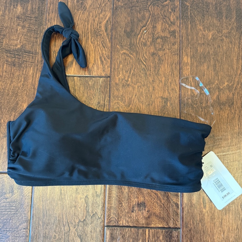 GB Bikini Swimsuit Top Dillards Black Women's Size Large NEW‎ w/tags